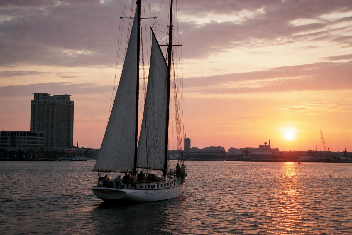 Summer Wind Sunset Sail